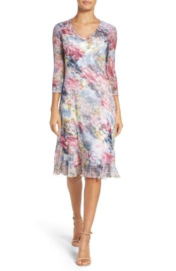 Women's Komarov Print A-line Dress - Pink