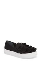 Women's Caslon Alden Floral Embellished Slip-on Sneaker M - Black