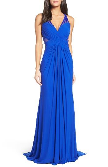 Women's Jvn By Jovani Embellished Gown With Train