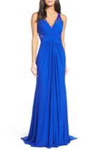 Women's Jvn By Jovani Embellished Gown With Train
