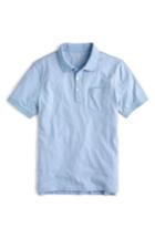 Men's J.crew Slub Jersey Polo - Green