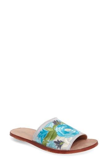 Women's Jeffrey Campbell Kumari Slide Sandal .5 M - Blue