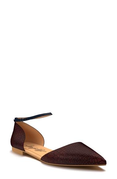 Women's Shoes Of Prey D'orsay Flat B - Brown
