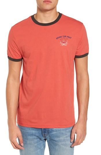 Men's Rvca Bringing The Heat T-shirt - Red