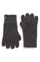 Men's Polo Ralph Lauren Knit Tech Gloves, Size - Grey
