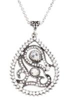 Women's Sareh By Sareh Nouri Dena Paisley Teardrop Pendant Necklace