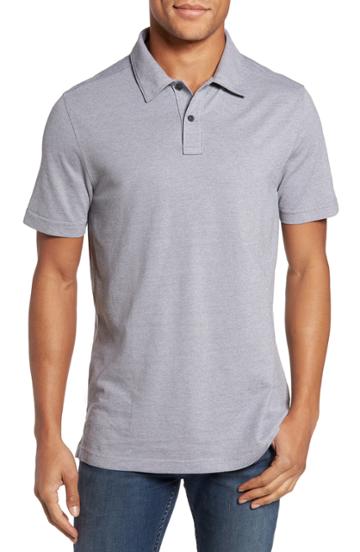 Men's Nordstrom Men's Shop Fit Polo, Size X-large - Grey