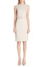 Women's Max Mara Petra Stretch Wool Dress Us / 38 It - Beige
