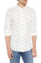 Men's Bonobos Summerweight Slim Fit Camel Print Sport Shirt R - White