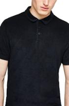 Men's Topman Towel Knit Polo - Blue