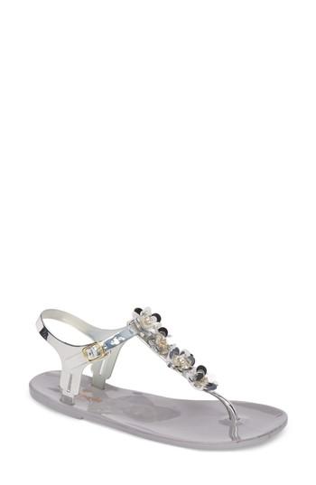 Women's Kate Spade New York Farrah Thong Sandal M - Grey