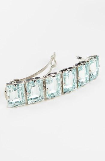 L. Erickson 'swarovski Treasure Trove' Barrette, Size - Yellow