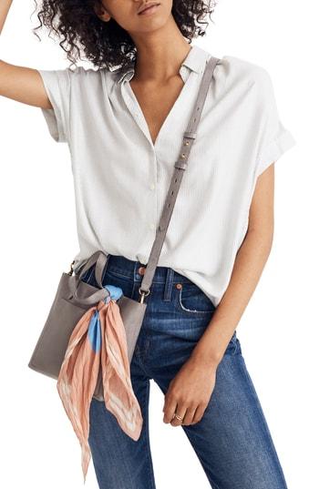 Women's Madewell Central Shirt, Size - White