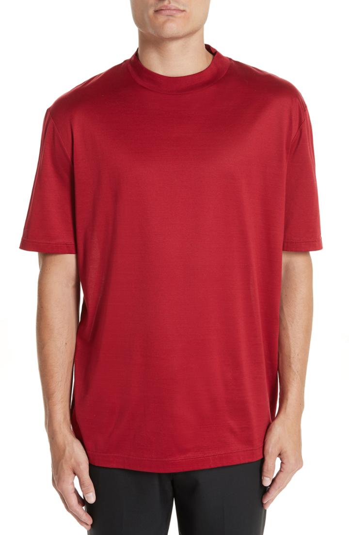 Men's Lanvin Mock Neck T-shirt