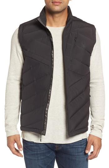 Men's Spyder Syrround Down Vest, Size - Black