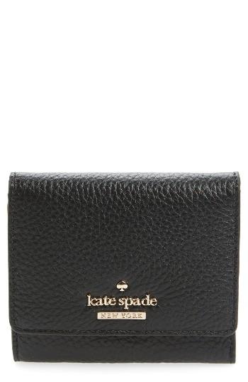 Women's Kate Spade New York Jackson Street Jada Leather Wallet - Black