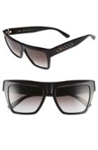 Women's Mcm 55mm Studded Navigator Sunglasses - Black