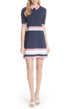 Women's Ted Baker London Colour By Numbers Border Stripe Dress - Blue