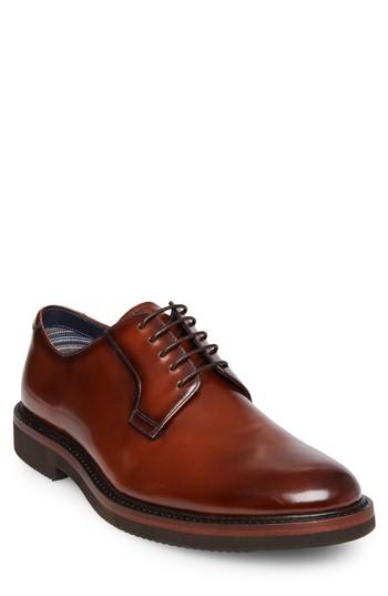 Men's Steve Madden Drama Plain Toe Derby .5 M - Brown