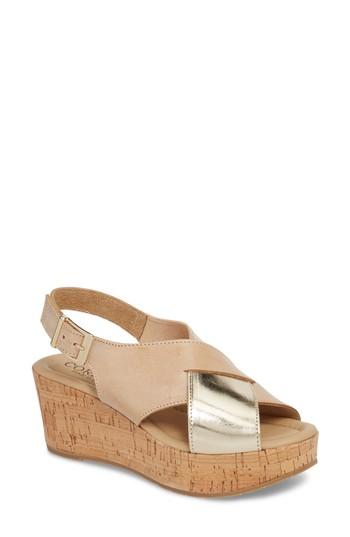 Women's Cordani Cleary Wedge Sandal .5us / 35eu - Metallic