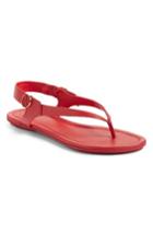 Women's Tory Burch Minnie Travel Thong Sandal M - Red