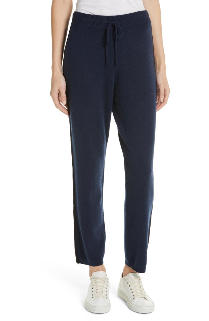Women's Nordstrom Signature Cashmere Blend Pants - Blue