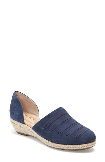 Women's Me Too Netta Espadrille Wedge .5 M - Blue