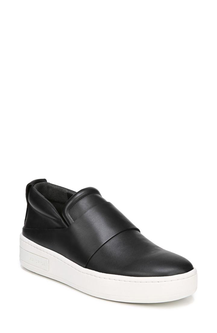 Women's Via Spiga Ryder Slip-on Sneaker .5 M - Black