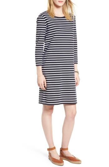 Women's 1901 Bow Back Stripe Knit Dress - Blue