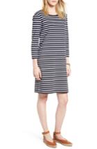 Women's 1901 Bow Back Stripe Knit Dress - Blue