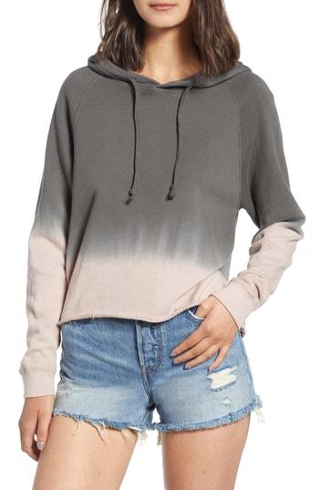 Women's Rvca Siren Tie Dye Hoodie - Grey