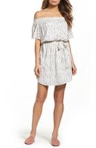 Women's Charles Henry Off The Shoulder Dress - Ivory