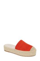 Women's Caslon Calli Espadrille Platform Sandal .5 M - Red