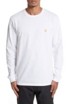 Men's Carhartt Work In Progress Logo Embroidered T-shirt - White