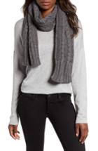 Women's Michael Michael Kors Cable Knit Muffler, Size - Grey