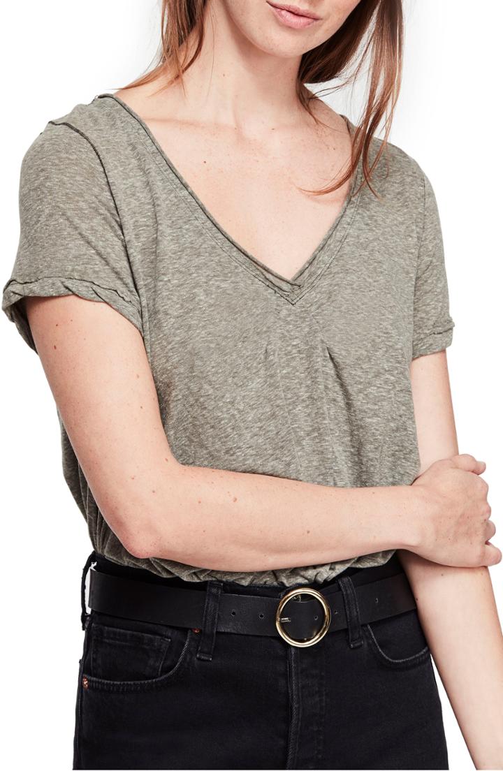 Women's Free People All You Need Tee - Green