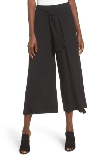 Women's Soprano Tie Front Wide Leg Pants