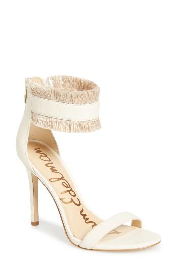Women's Sam Edelman Anabeth Ankle Strap Sandal M - Ivory