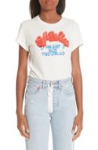 Women's Off-white Obstacles Print Tee, Size - White
