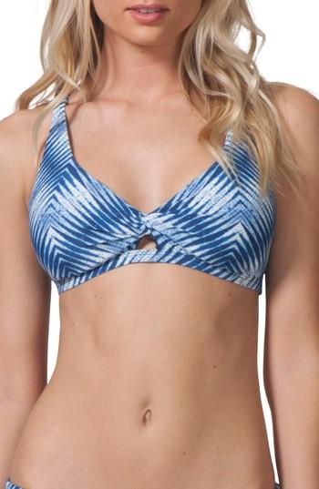 Women's Rip Curl Last Light Bralette Bikini Top - Blue