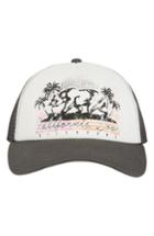 Women's Billabong Retro Bear Trucker Hat - Grey