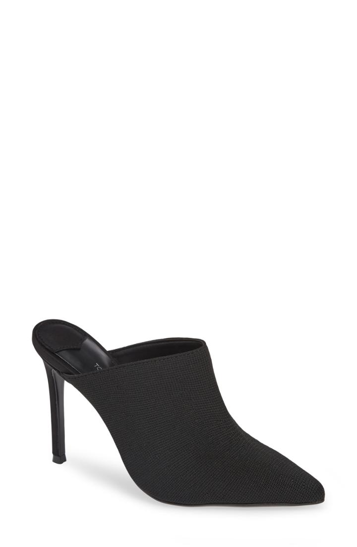 Women's Tony Bianco Latisha Woven Mule .5 M - Black