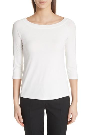Women's Max Mara Rostok Boatneck Top - Ivory