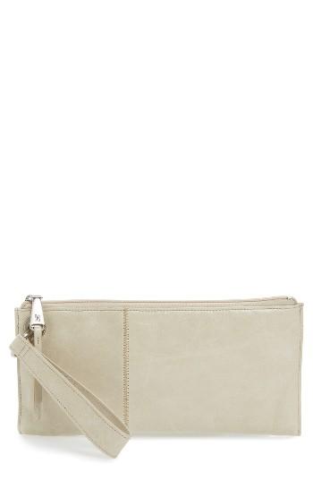 Hobo 'vida' Leather Clutch - Ivory