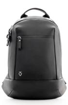 Men's Vessel Mini Faux Leather Backpack - Black
