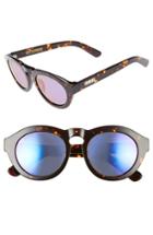 Women's Diff Dime 48mm Retro Sunglasses - Tortoise/ Purple
