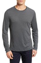 Men's Robert Barakett Grand Forks Long Sleeve Pique T-shirt - Grey