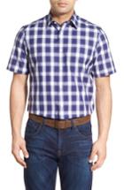 Men's Nordstrom Men's Shop Short Sleeve Check Sport Shirt