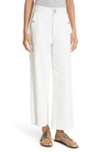 Women's La Vie Rebecca Taylor Drapy Denim Pants - White