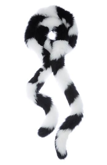 Women's Charlotte Simone Lacey Genuine Fox Fur Skinny Scarf